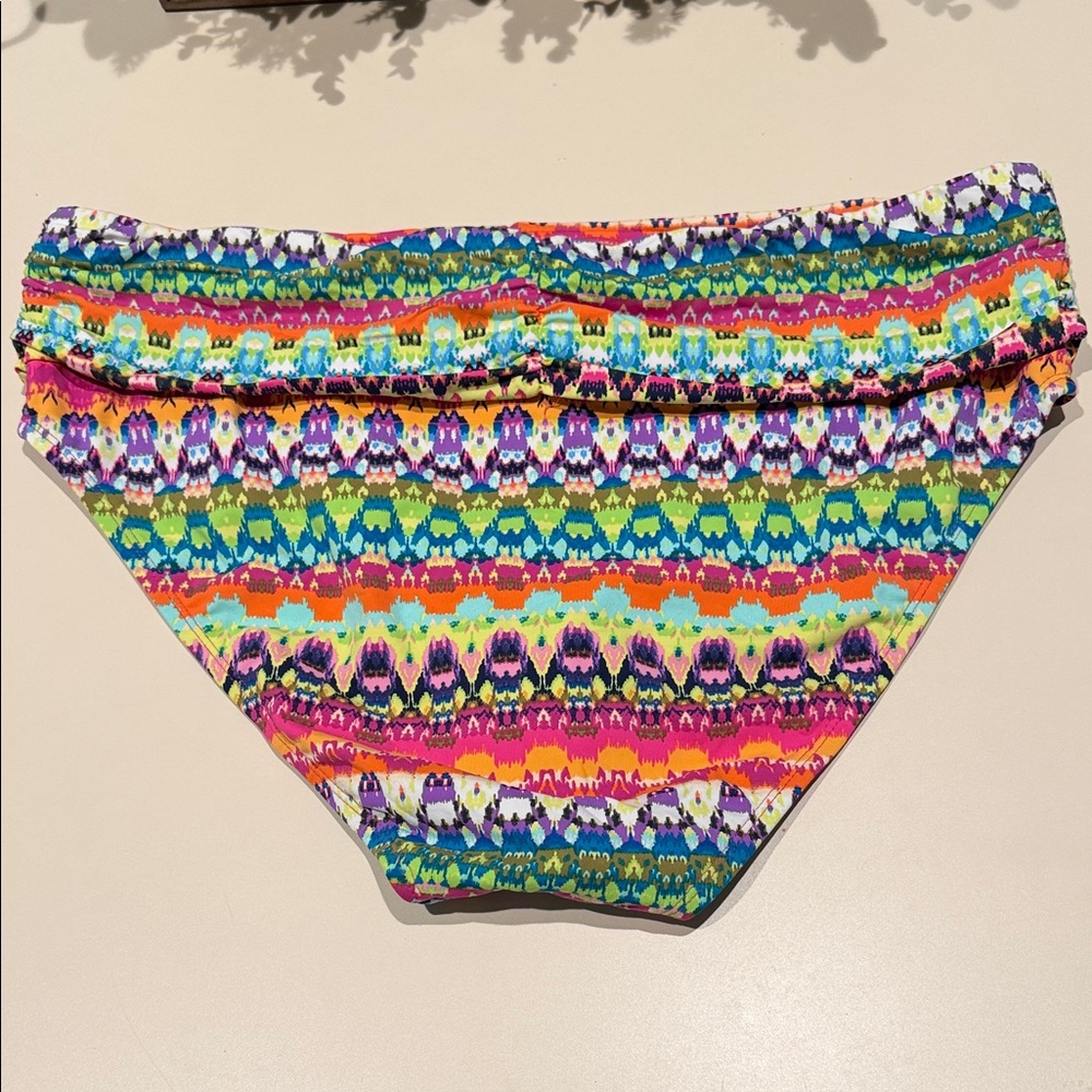 Multicolor Patterned Bikini Bottom - Picture 4 of 8
